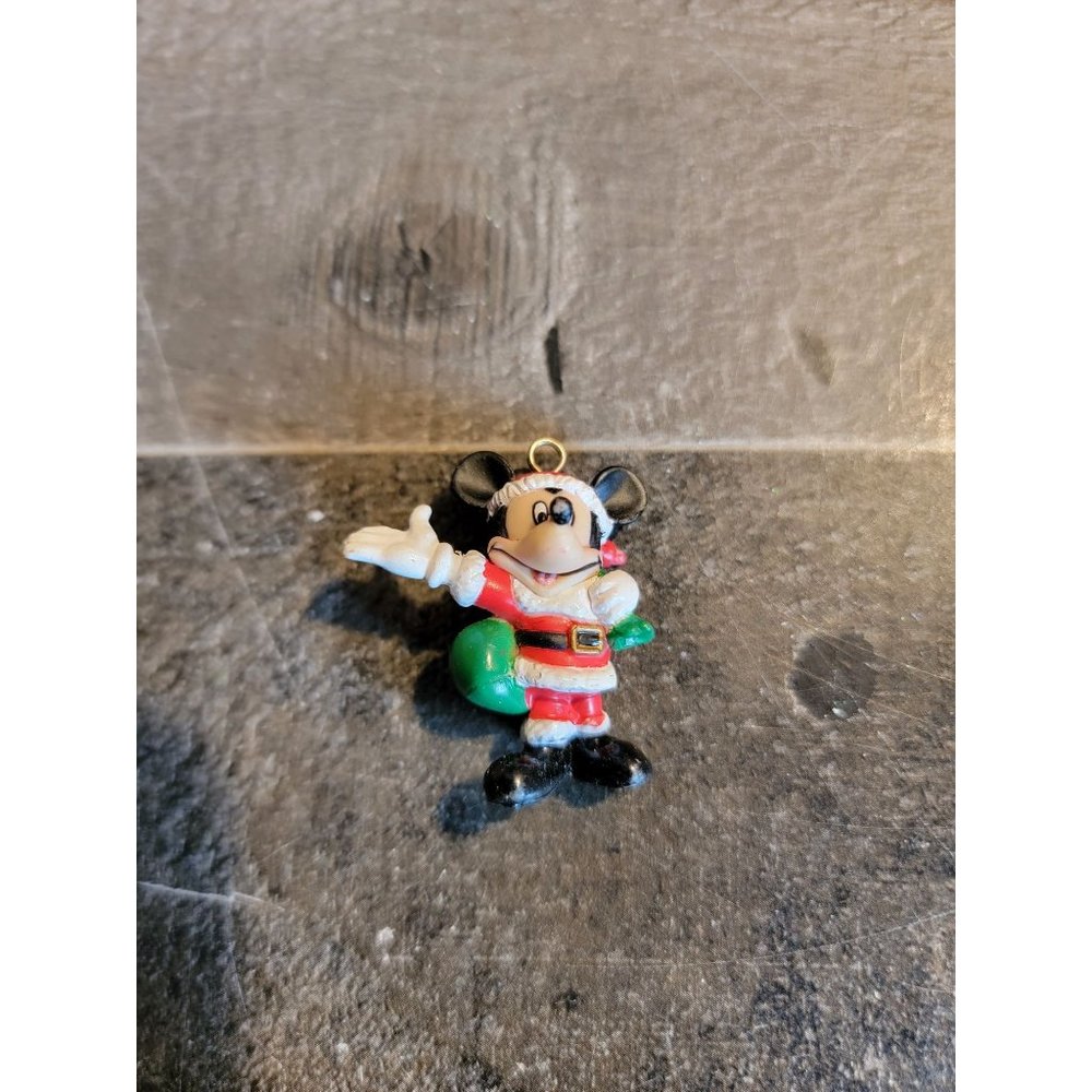Mini‎ Disney Mickey Mouse santa xmas ornament